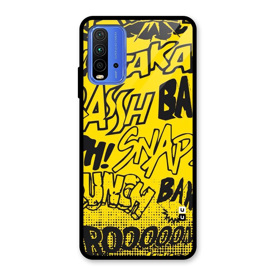Vroom Snap Glass Back Case for Redmi 9 Power