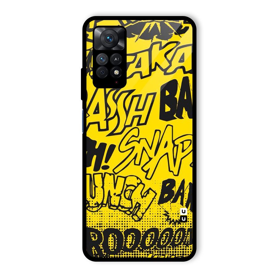 Vroom Snap Glass Back Case for Redmi Note 11 Pro