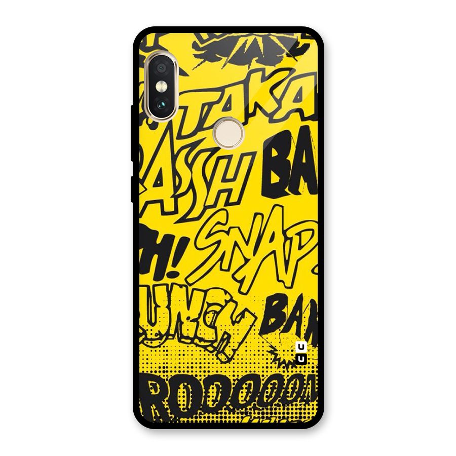 Vroom Snap Glass Back Case for Redmi Note 5 Pro