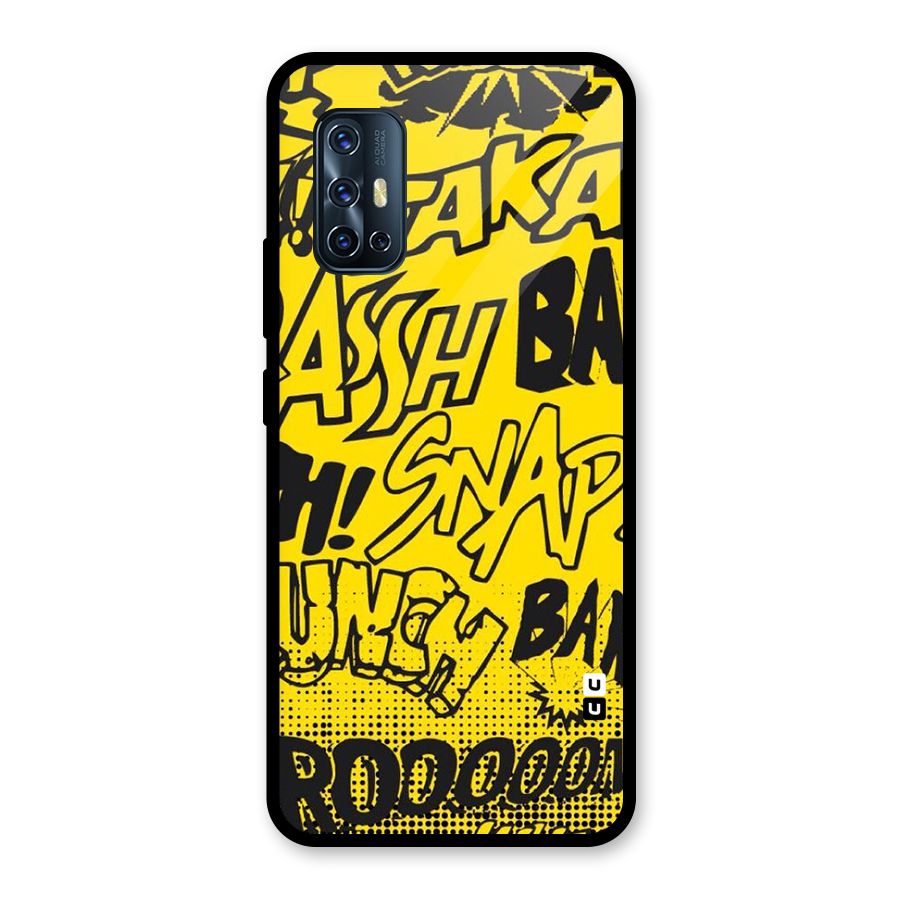 Vroom Snap Glass Back Case for Vivo V17