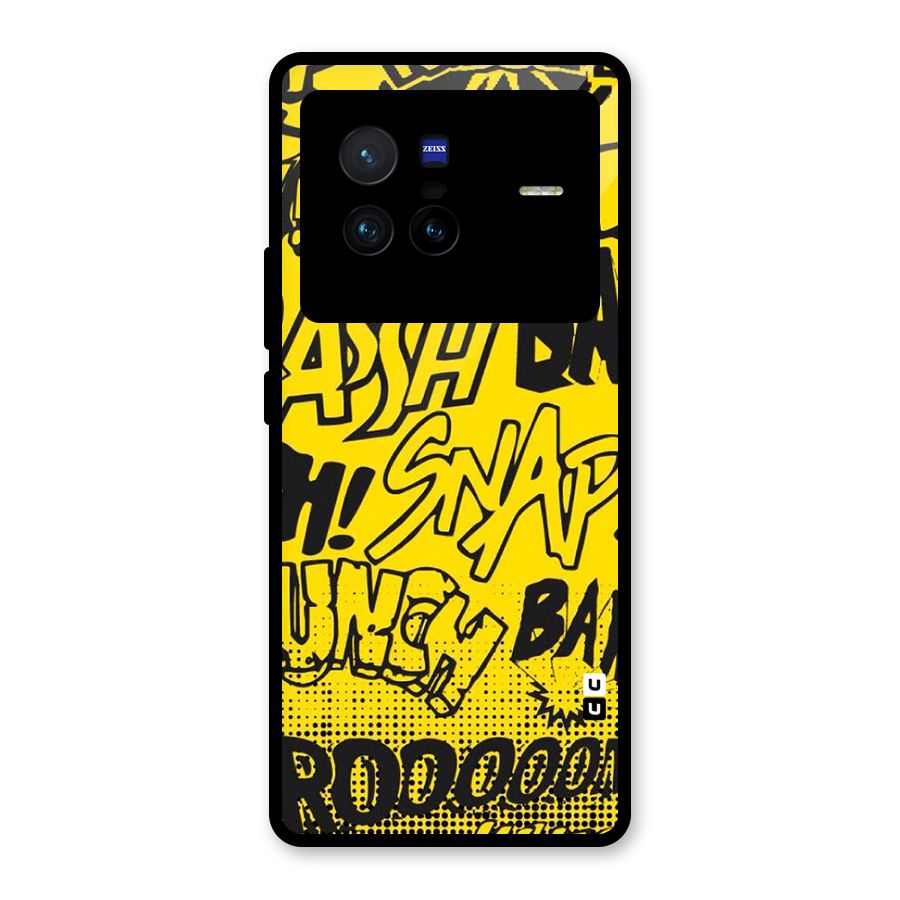 Vroom Snap Glass Back Case for Vivo X80