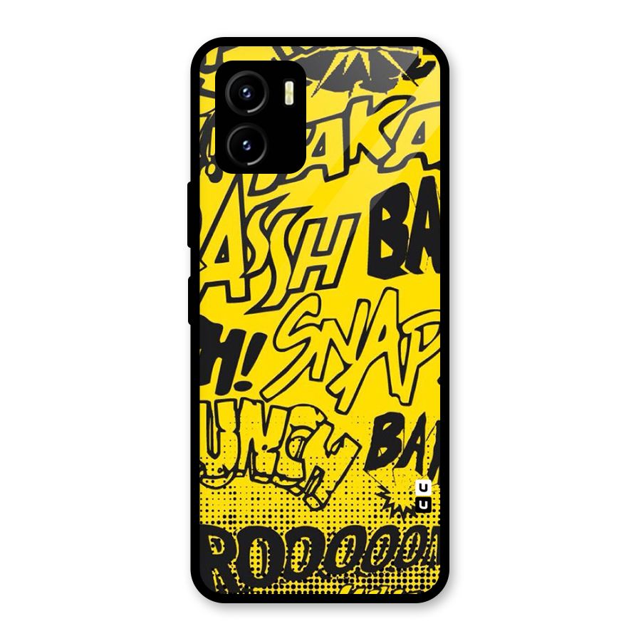 Vroom Snap Glass Back Case for Vivo Y15s
