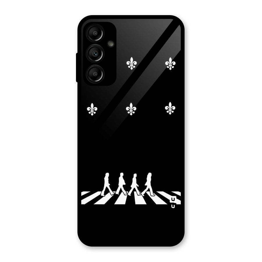 Walking Four Glass Back Case for Galaxy A14 5G