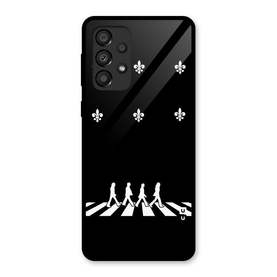 Walking Four Glass Back Case for Galaxy A33 5G
