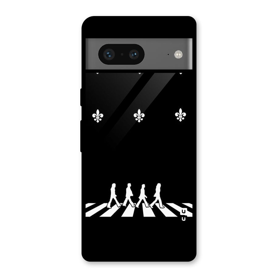 Walking Four Glass Back Case for Google Pixel 7