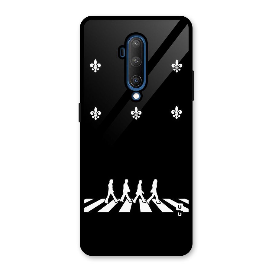 Walking Four Glass Back Case for OnePlus 7T Pro