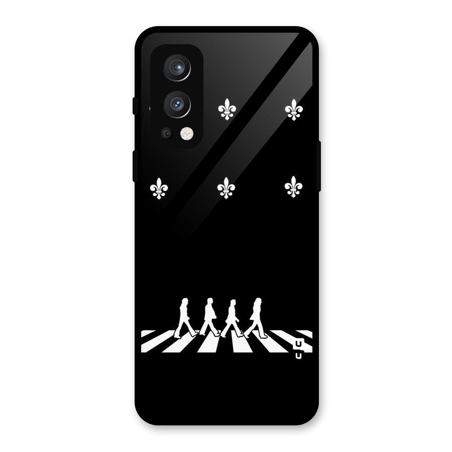 Walking Four Glass Back Case for OnePlus Nord 2 5G