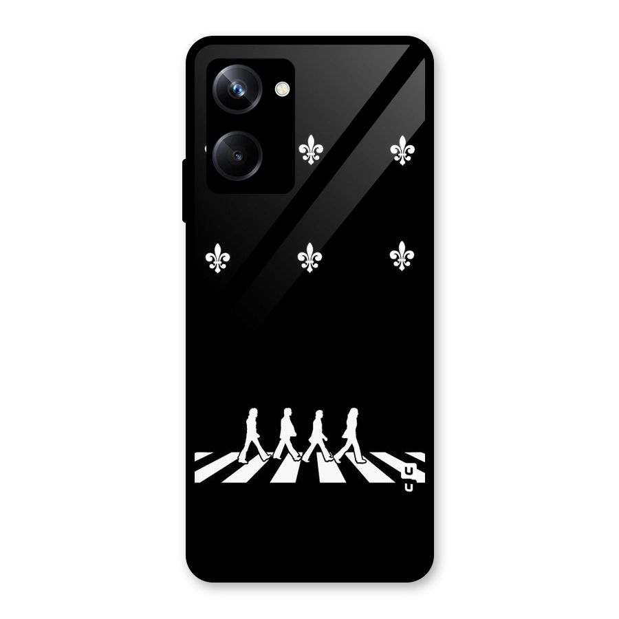 Walking Four Glass Back Case for Realme 10 Pro