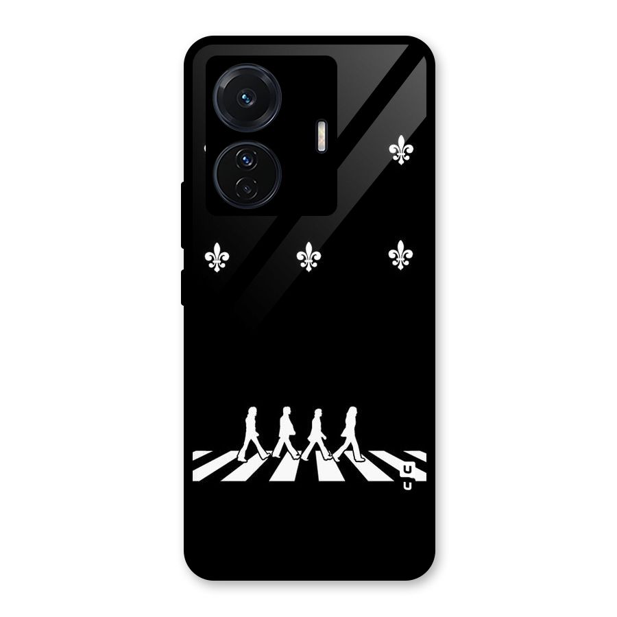 Walking Four Glass Back Case for Vivo iQOO Z6 Pro