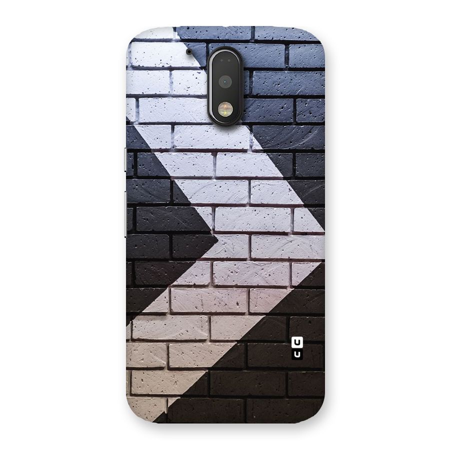 Wall Arrow Design Back Case for Motorola Moto G4 Plus