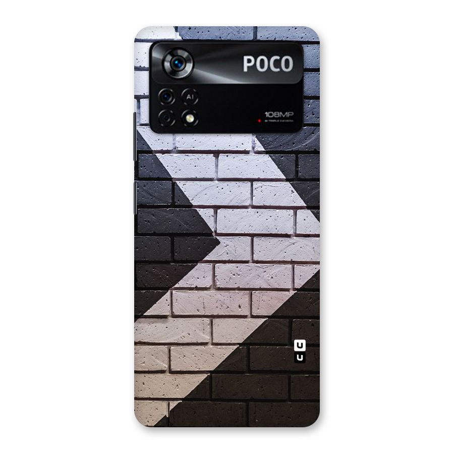 Wall Arrow Design Back Case for Poco X4 Pro 5G