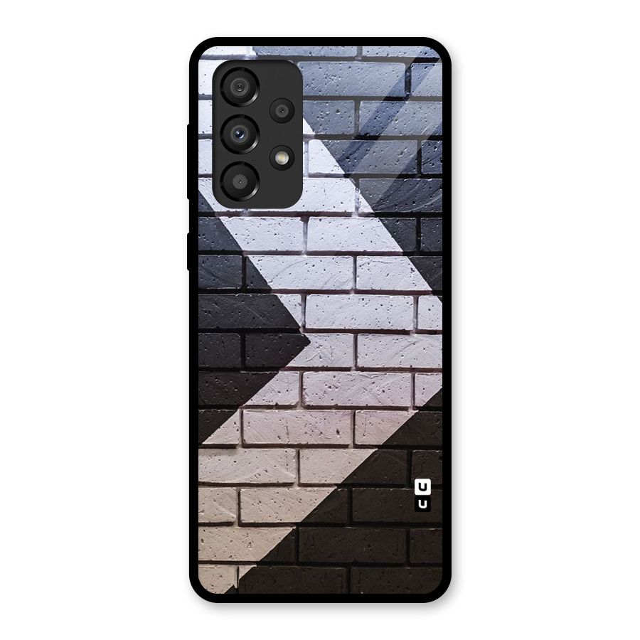 Wall Arrow Design Glass Back Case for Galaxy A33 5G