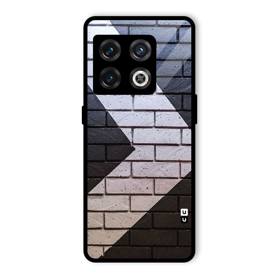 Wall Arrow Design Glass Back Case for OnePlus 10 Pro 5G