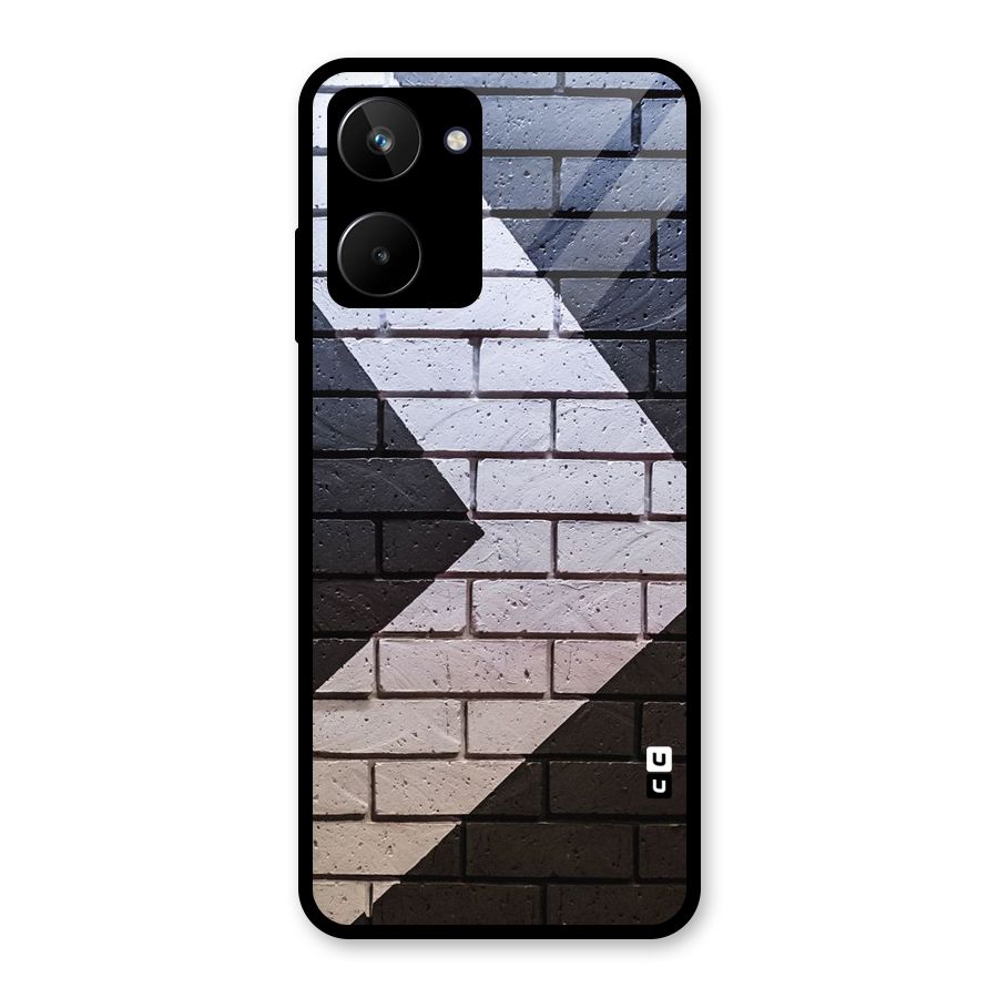 Wall Arrow Design Glass Back Case for Realme 10