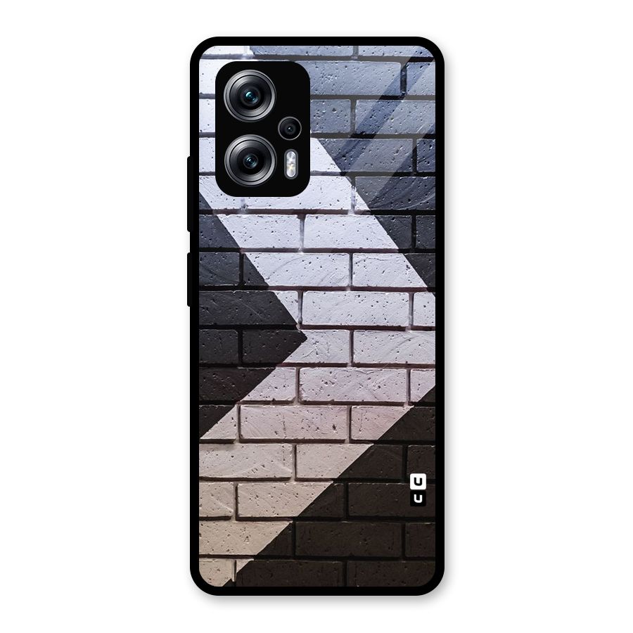 Wall Arrow Design Glass Back Case for Redmi K50i