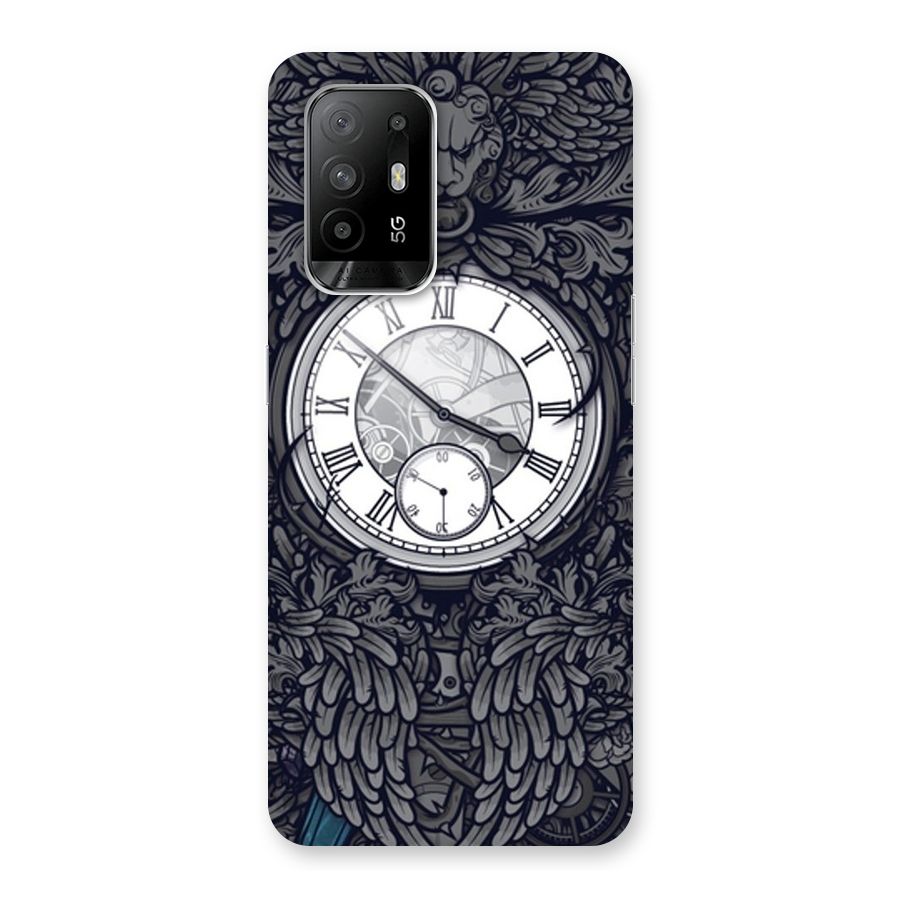 Wall Clock Back Case for Oppo F19 Pro Plus 5G