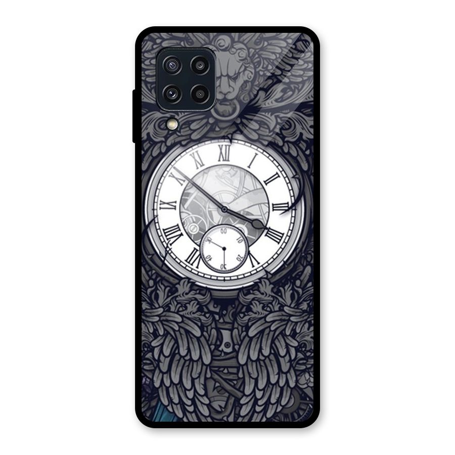 Wall Clock Glass Back Case for Galaxy M32