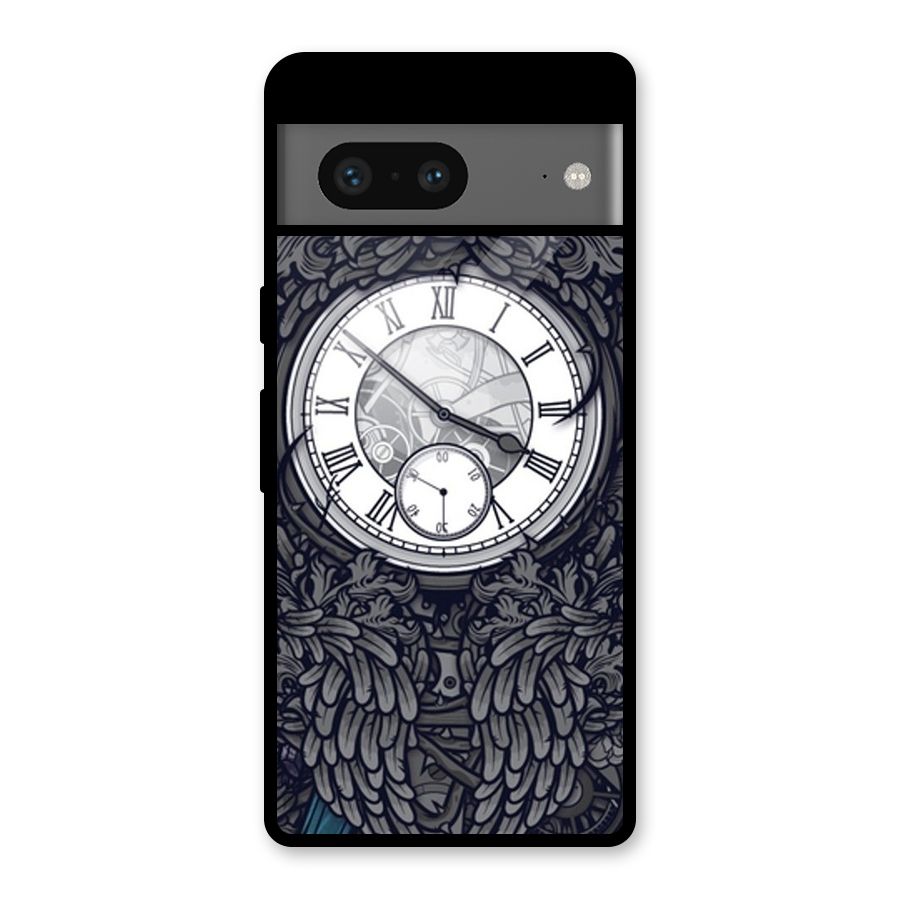 Wall Clock Glass Back Case for Google Pixel 7
