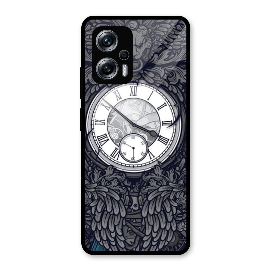 Wall Clock Glass Back Case for Redmi K50i