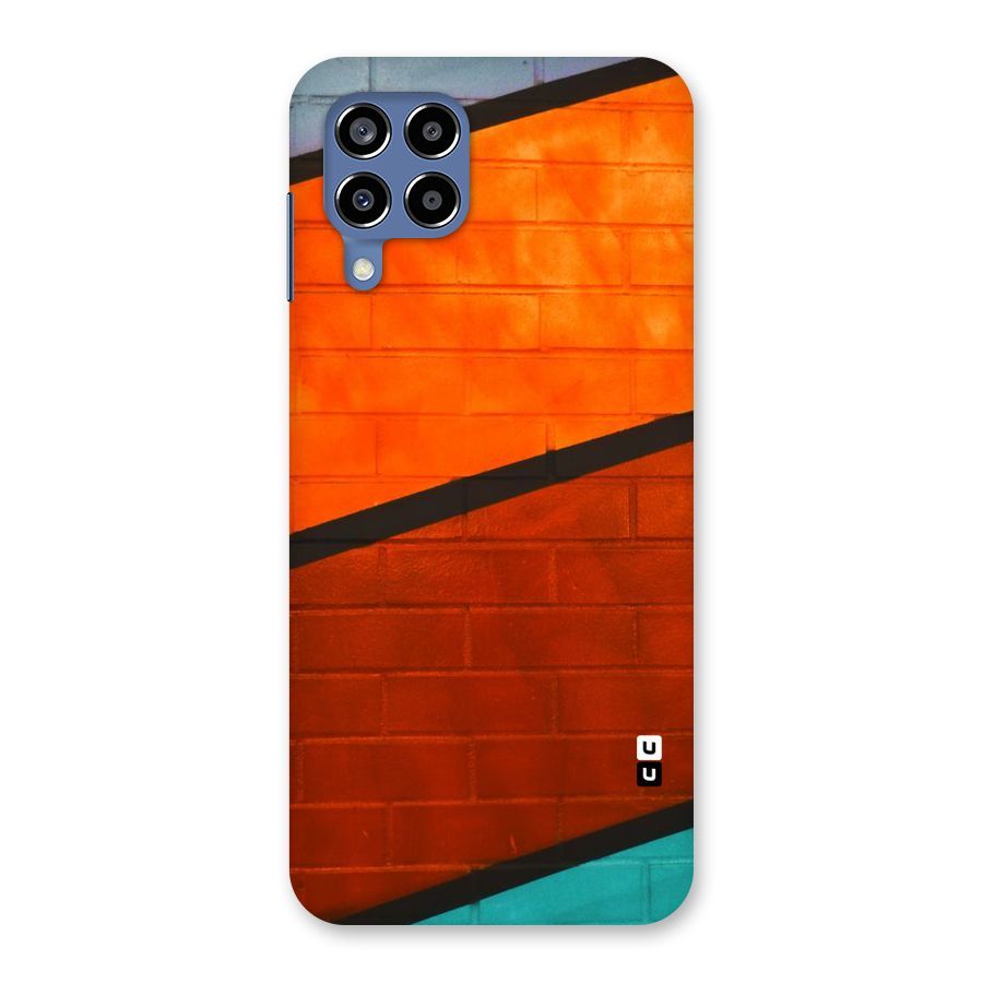 Wall Diagonal Stripes Back Case for Galaxy M53 5G