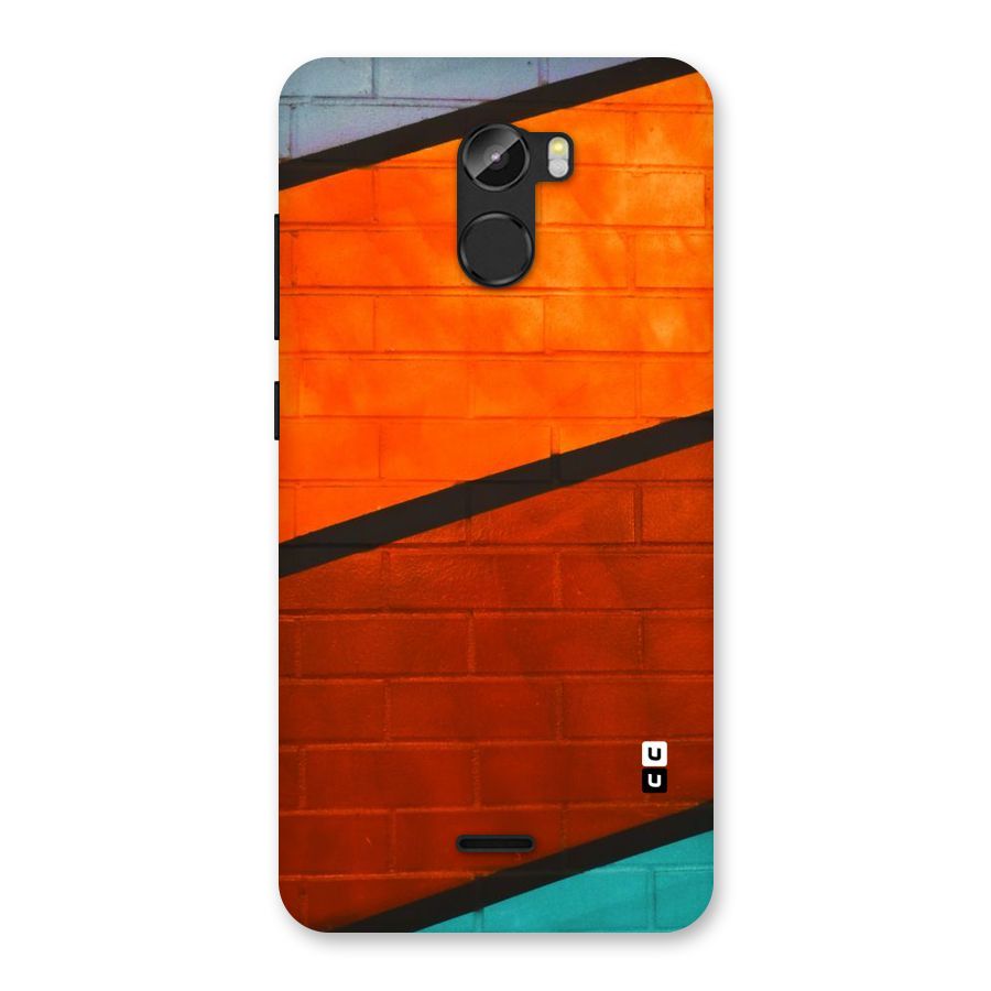 Wall Diagonal Stripes Back Case for Gionee X1