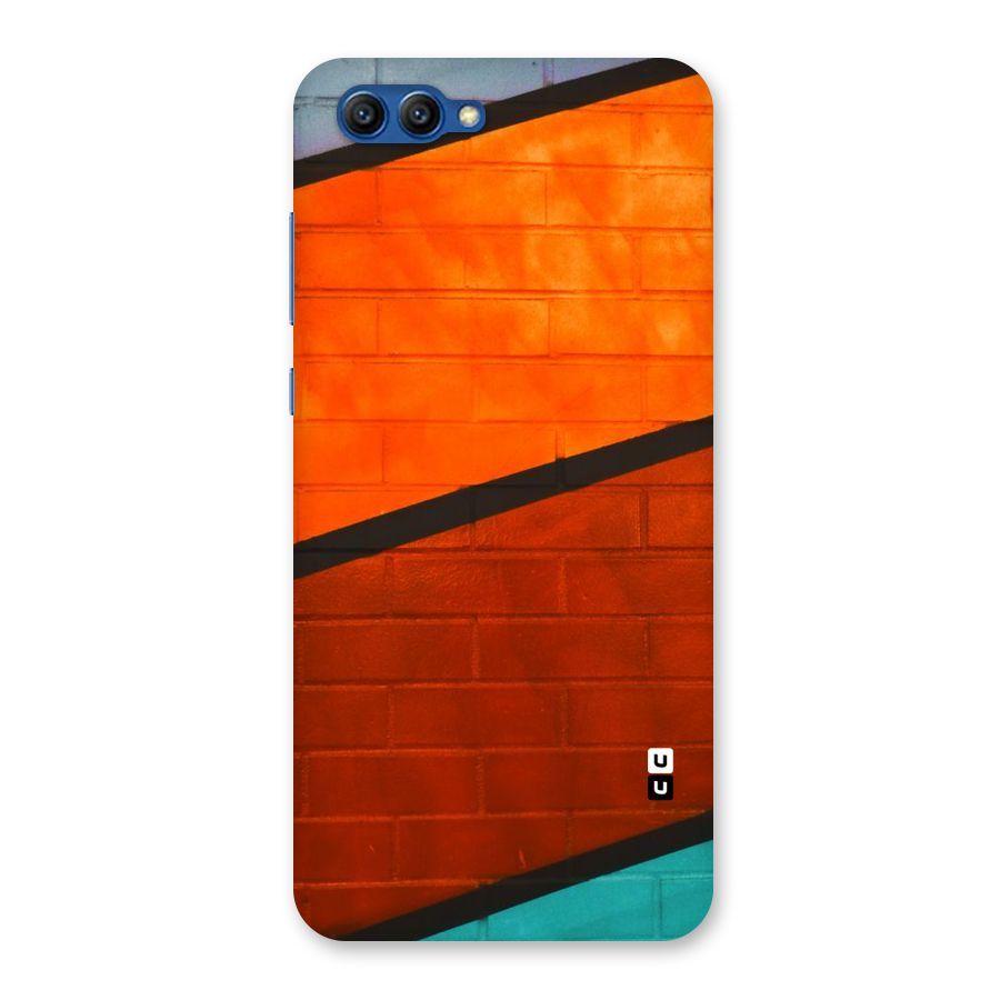 Wall Diagonal Stripes Back Case for Honor View 10