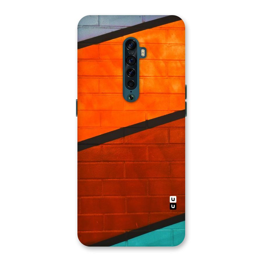 Wall Diagonal Stripes Back Case for Oppo Reno2