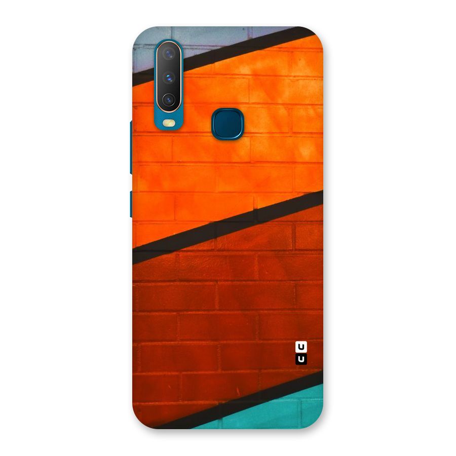 Wall Diagonal Stripes Back Case for Vivo U10