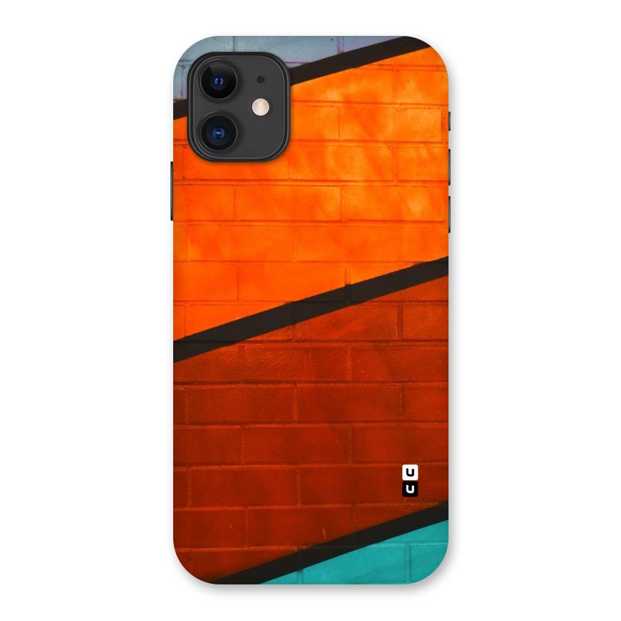Wall Diagonal Stripes Back Case for iPhone 11