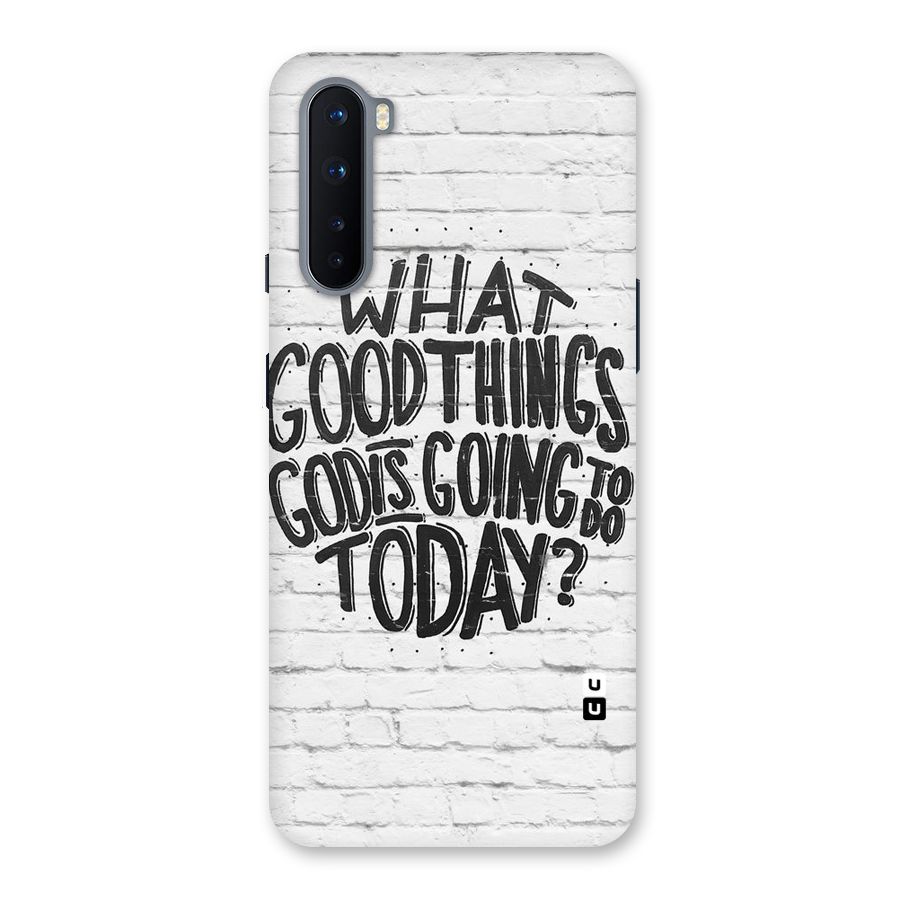 Wall Good Back Case for OnePlus Nord