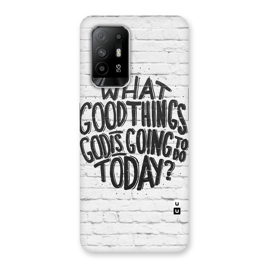 Wall Good Back Case for Oppo F19 Pro Plus 5G
