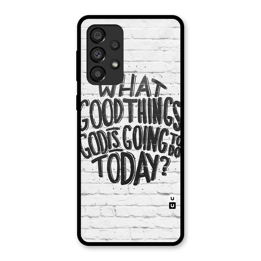 Wall Good Glass Back Case for Galaxy A33 5G