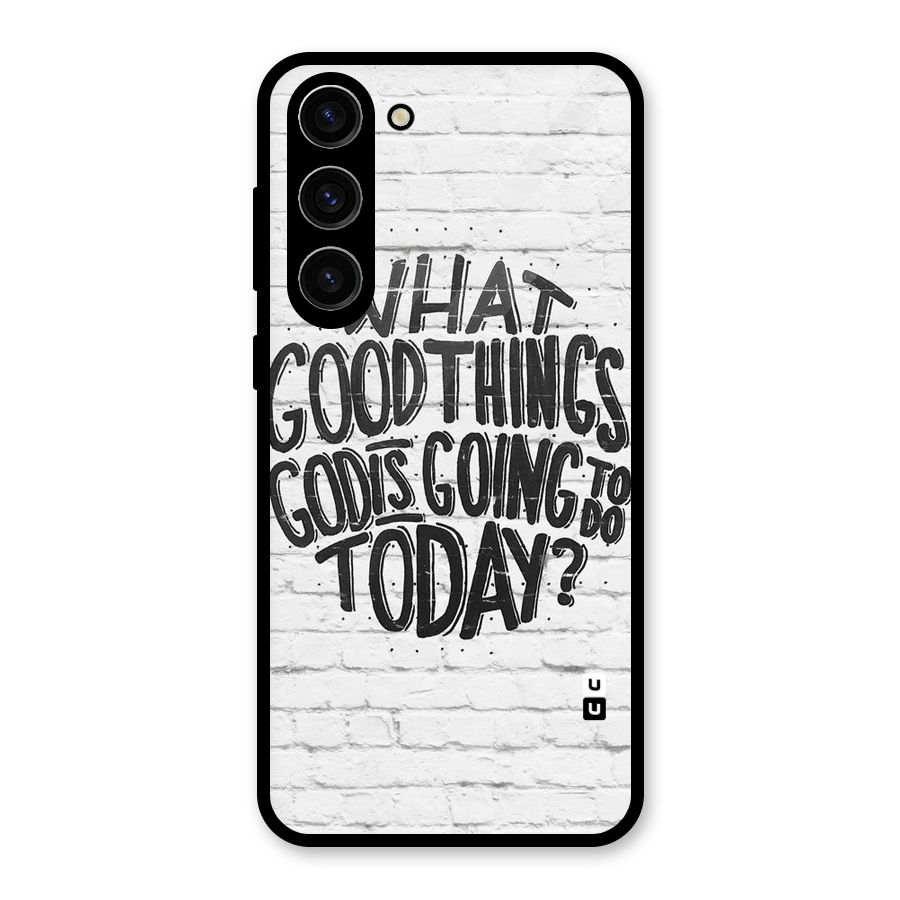Wall Good Glass Back Case for Galaxy S23 Plus