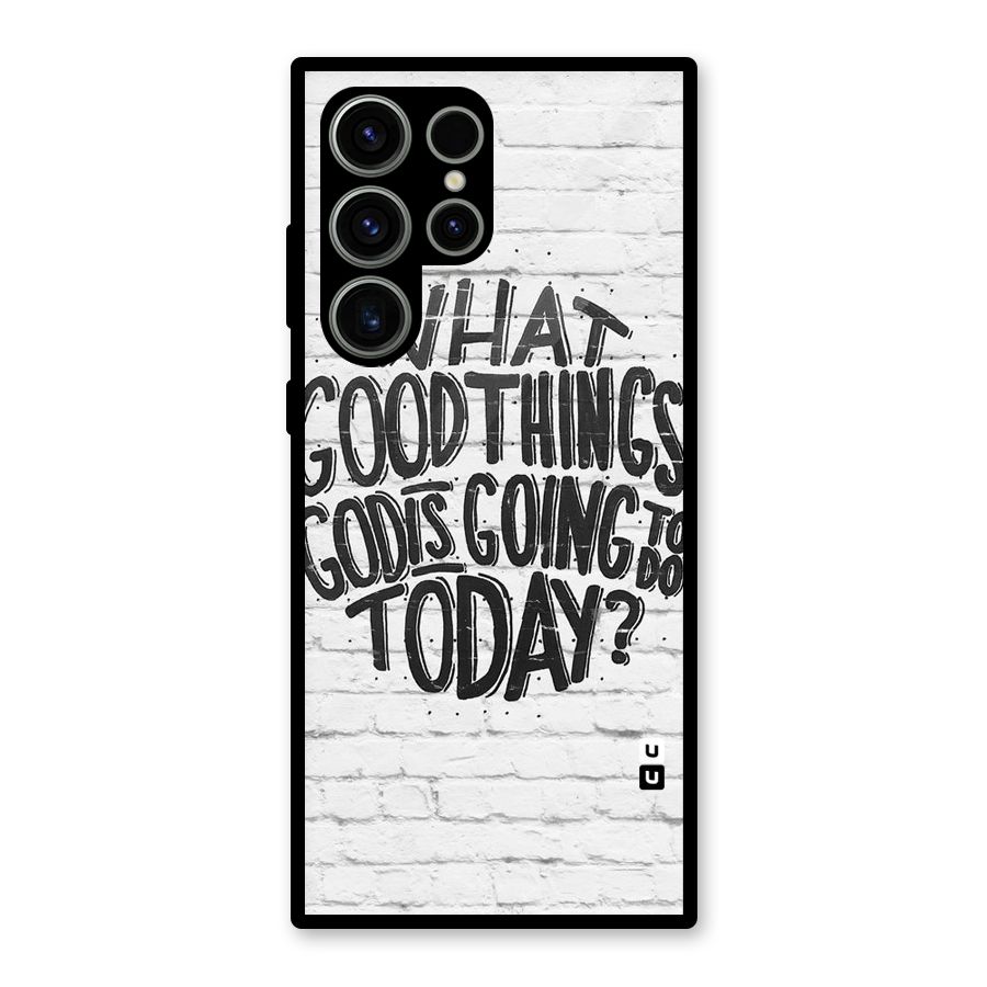Wall Good Glass Back Case for Galaxy S23 Ultra