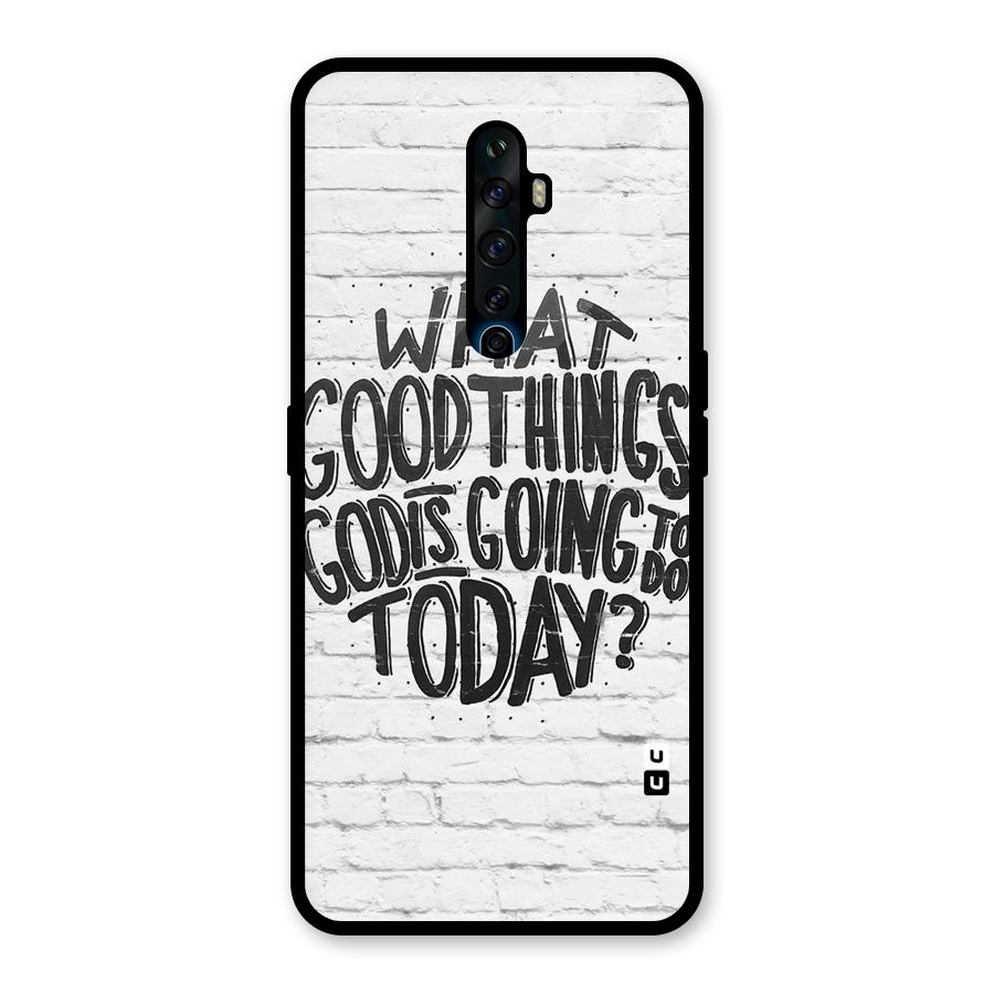 Wall Good Glass Back Case for Oppo Reno2 F