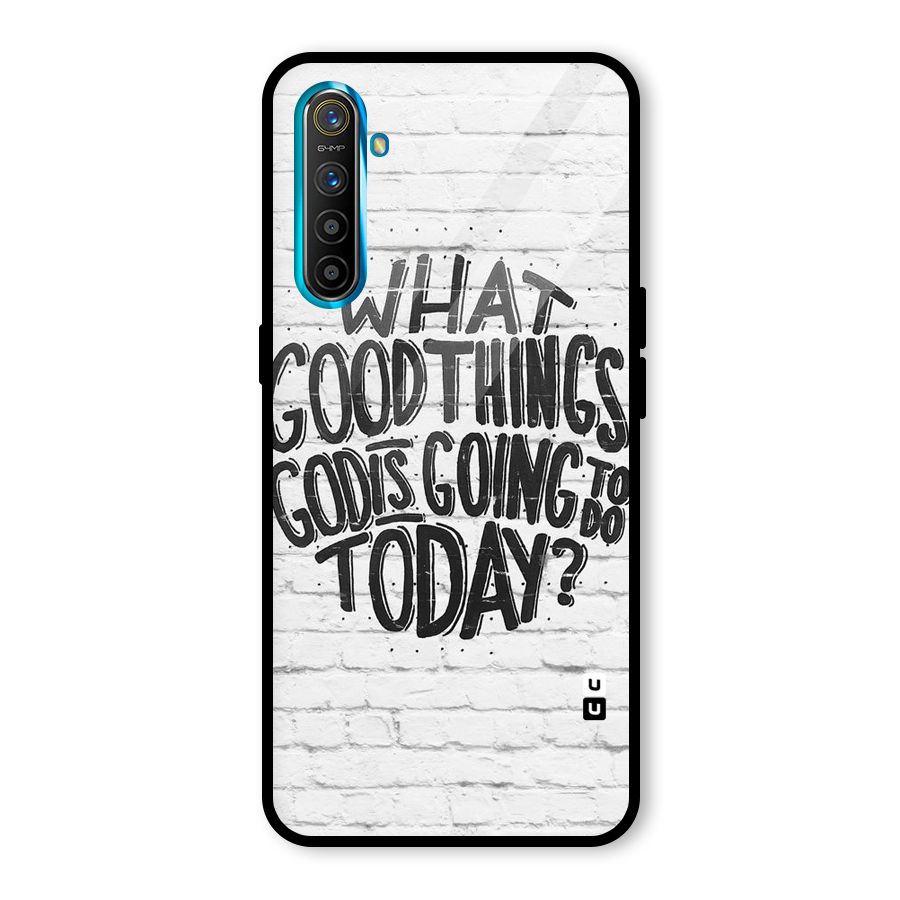 Wall Good Glass Back Case for Realme X2