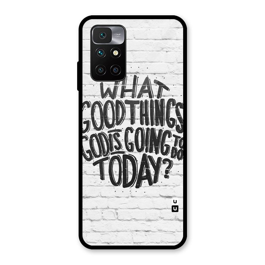 Wall Good Glass Back Case for Redmi 10 Prime