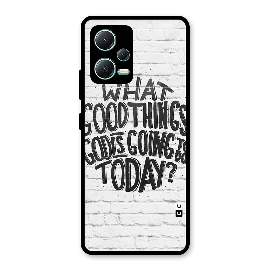 Wall Good Glass Back Case for Redmi Note 12 5G