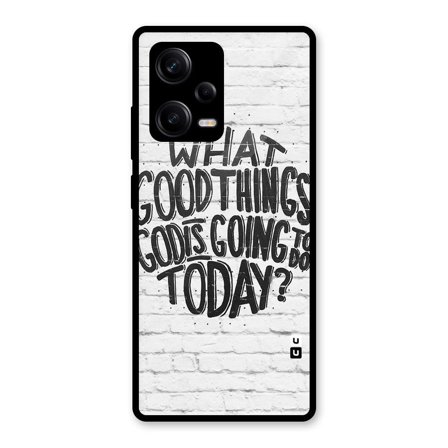 Wall Good Glass Back Case for Redmi Note 12 Pro