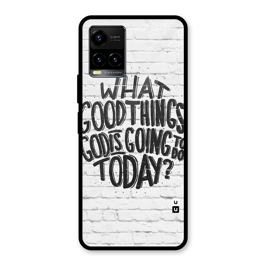 Wall Good Glass Back Case for Vivo Y21T