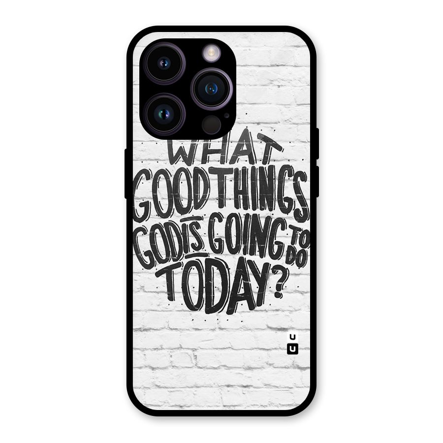 Wall Good Glass Back Case for iPhone 14 Pro