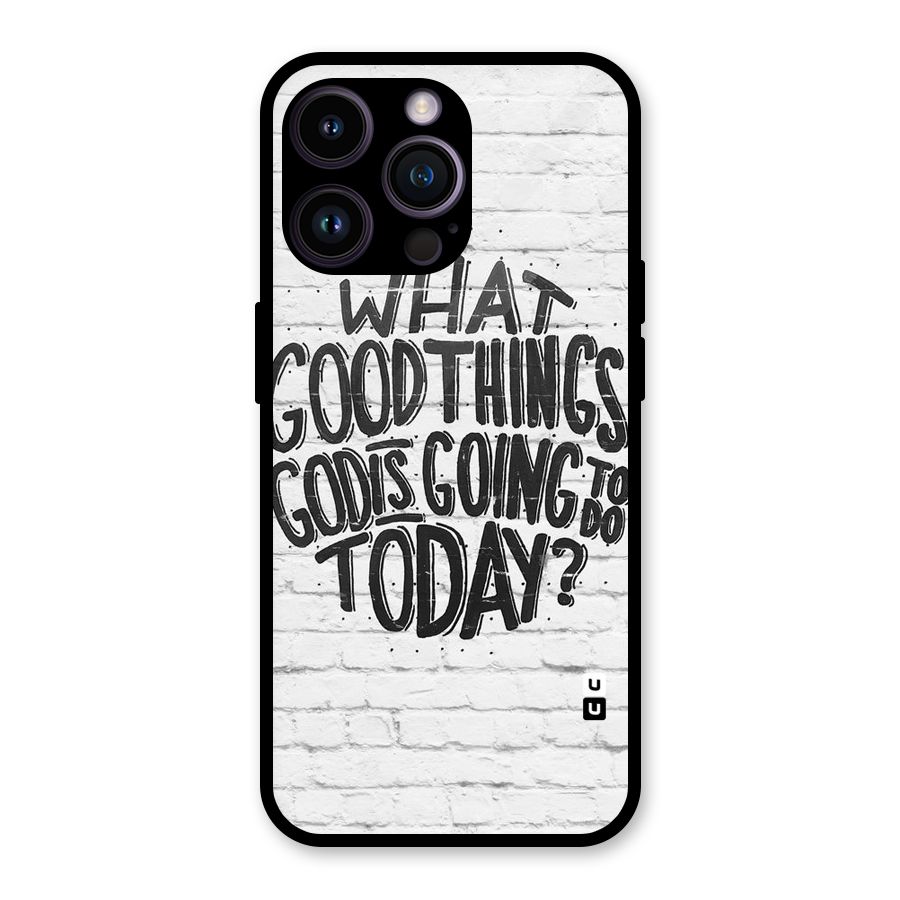 Wall Good Glass Back Case for iPhone 14 Pro Max