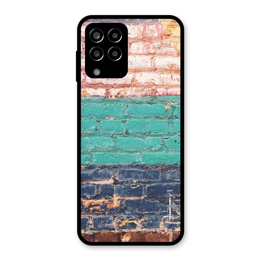 Wall Grafitty Glass Back Case for Galaxy M33