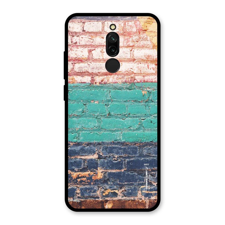 Wall Grafitty Glass Back Case for Redmi 8