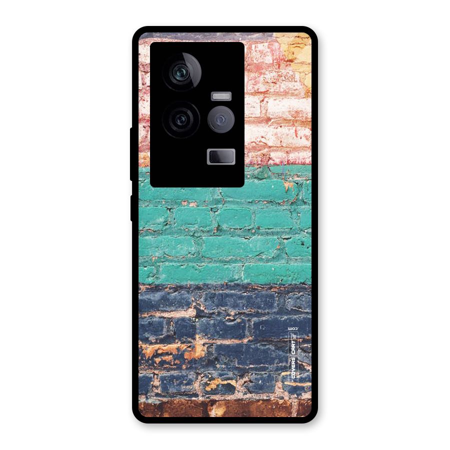 Wall Grafitty Glass Back Case for Vivo iQOO 11 5G