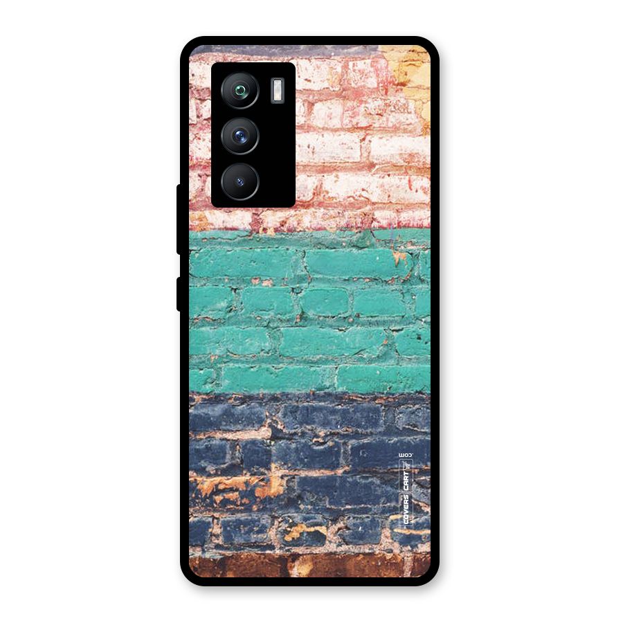 Wall Grafitty Glass Back Case for Vivo iQOO 9 SE