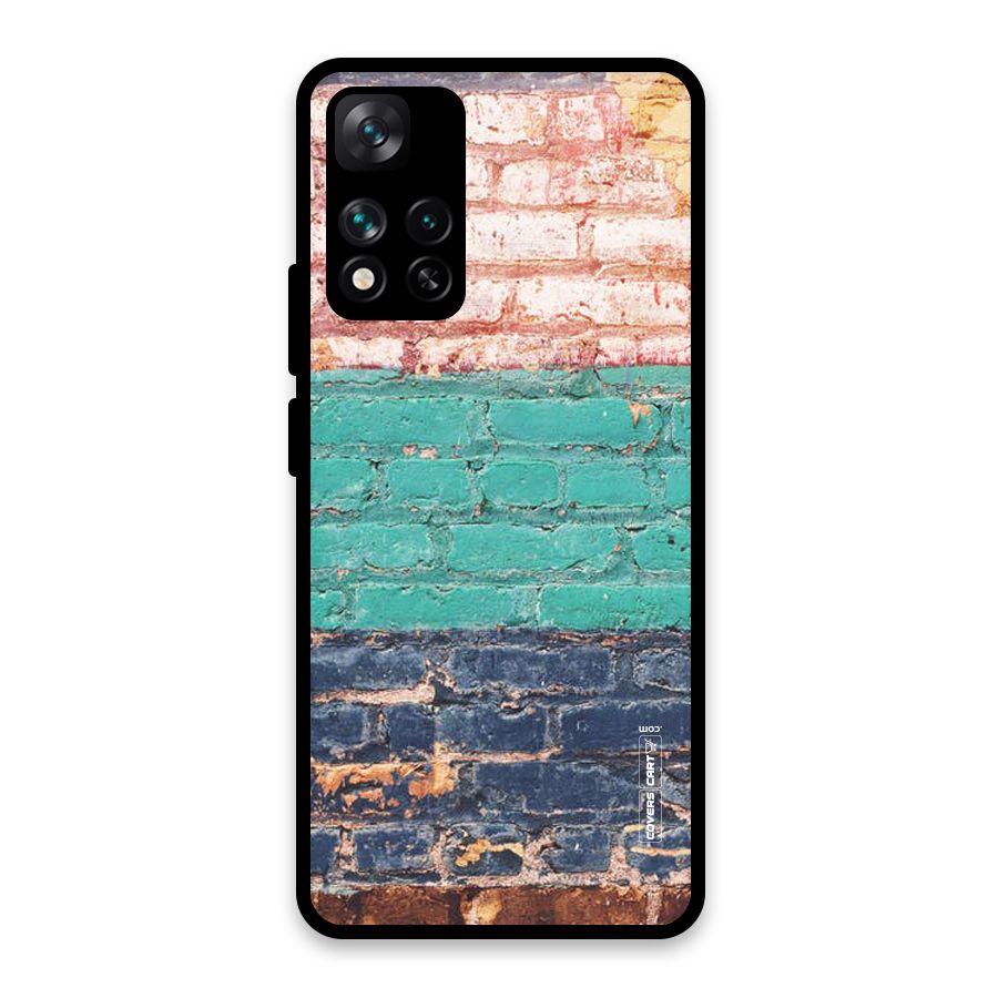 Wall Grafitty Glass Back Case for Xiaomi 11i HyperCharge 5G