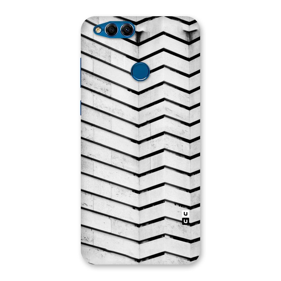 Wall Zig Zag Back Case for Honor 7X