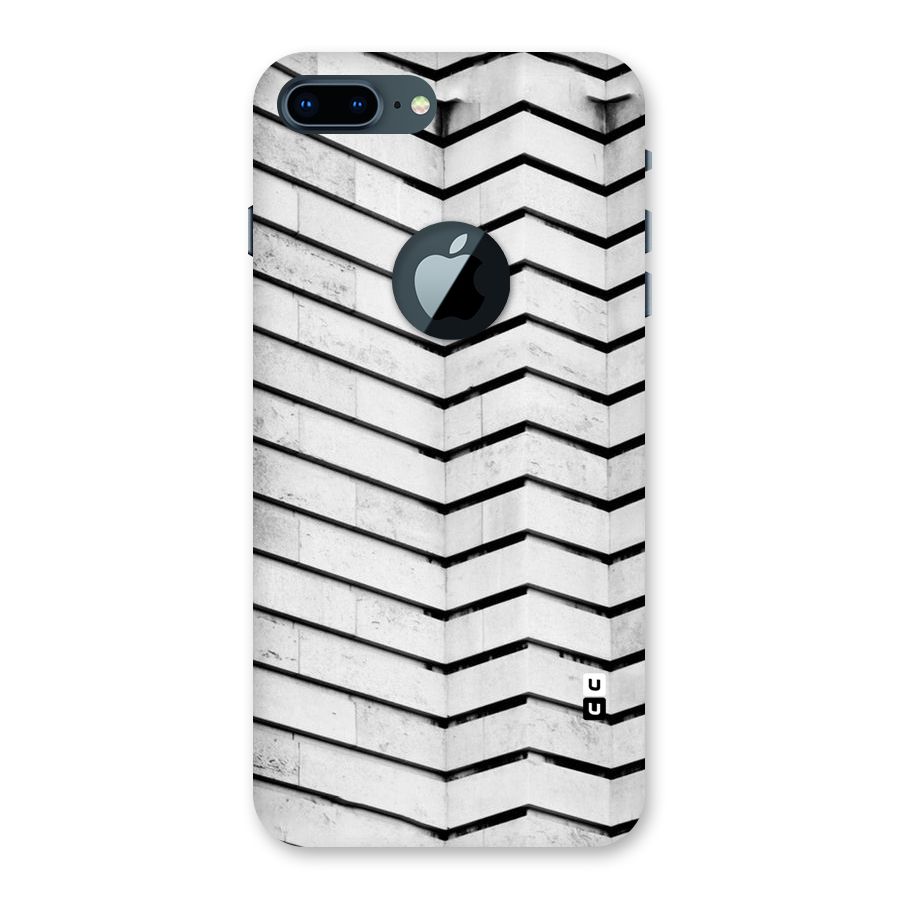 Wall Zig Zag Back Case for iPhone 7 Plus Logo Cut