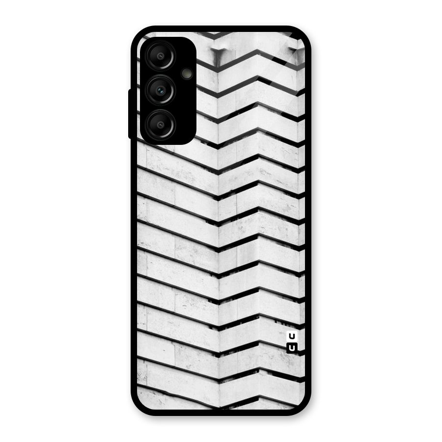 Wall Zig Zag Glass Back Case for Galaxy A14 5G